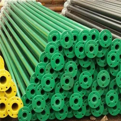 六安涂塑钢管施工案例